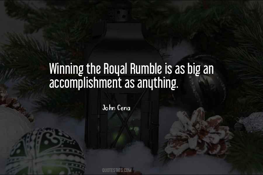 Royal Rumble Quotes #1268455