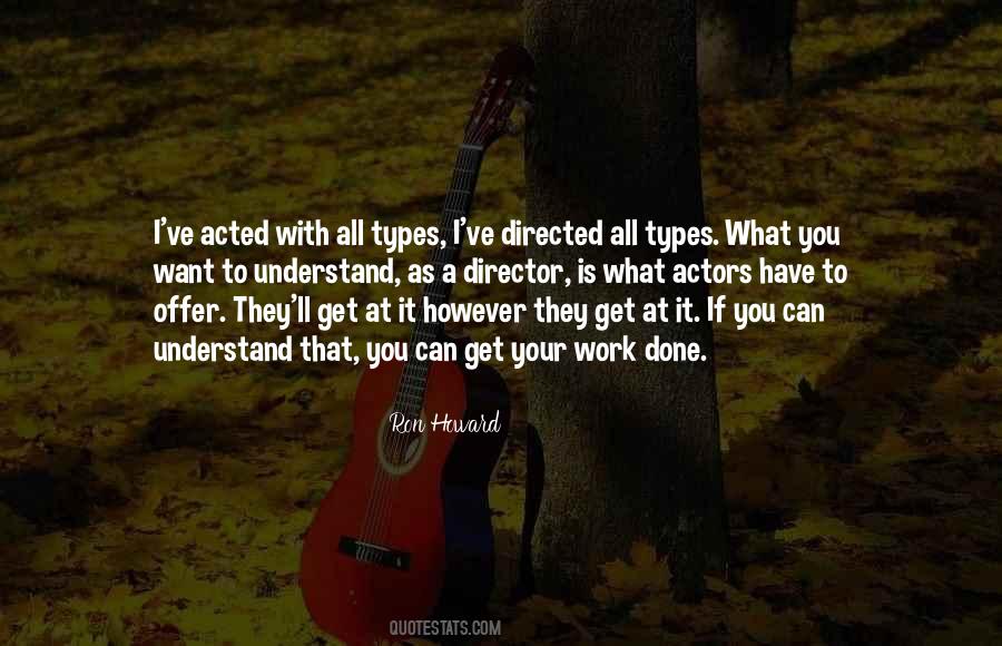 Quotes About Acted #1278022