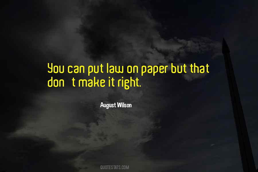 Quotes About August Wilson #1736530