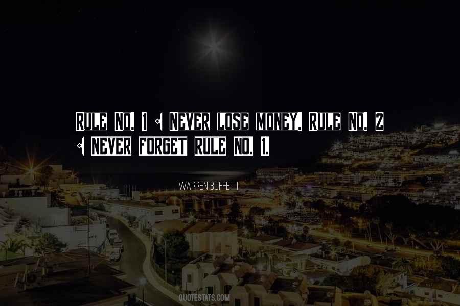 Rule No 1 Quotes #1277565