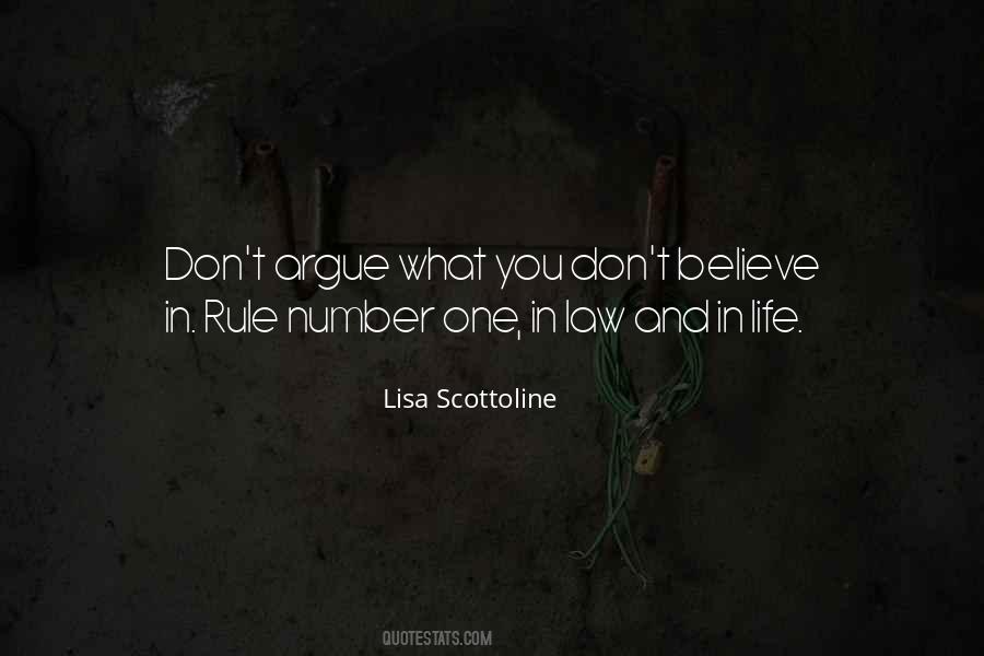 Rule Number One Quotes #1000504