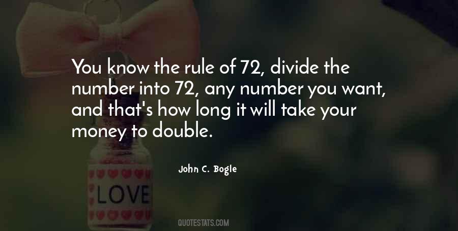 Rule Of 72 Quotes #1355261