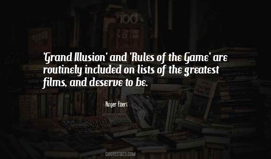 Rules Of Game Quotes #790846