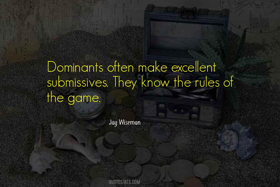 Rules Of Game Quotes #943461