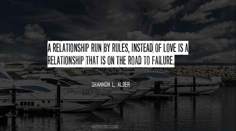 Rules Of Relationship Quotes #1343535