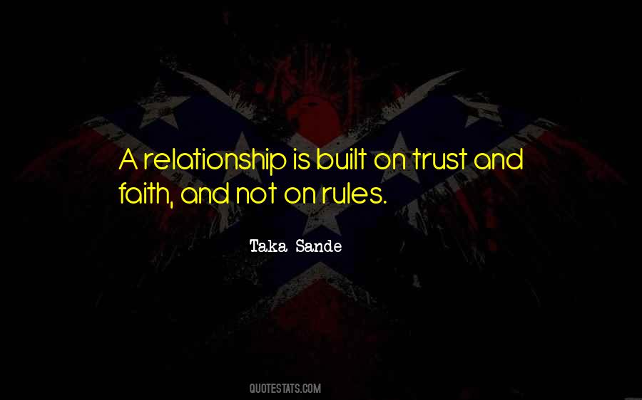 Rules Of Relationship Quotes #171358