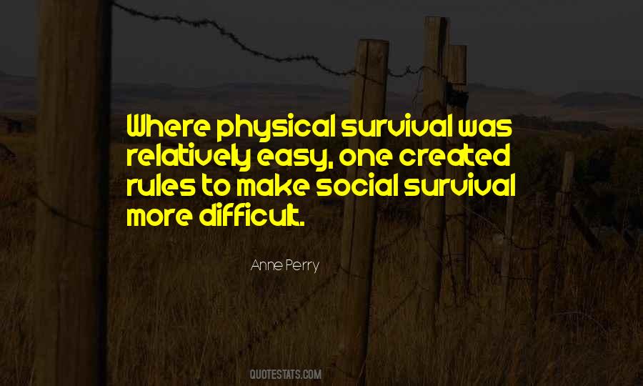 Rules Of Survival Quotes #144836