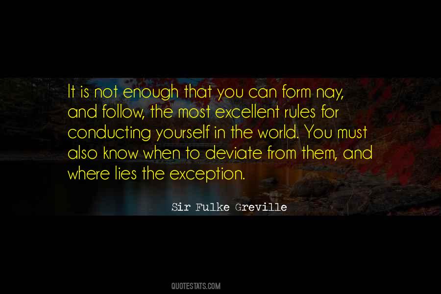 Rules To Follow Quotes #880904