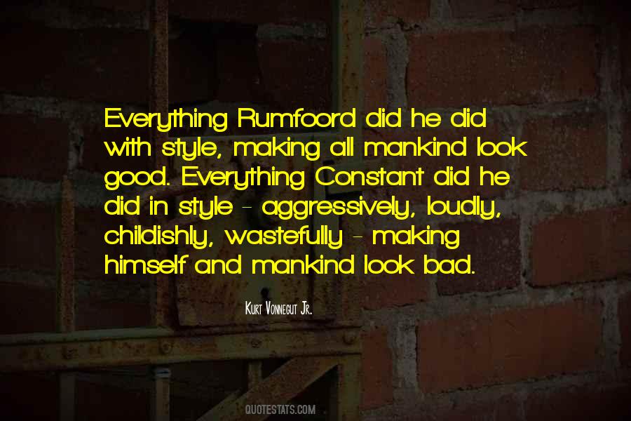 Rumfoord Quotes #1069992