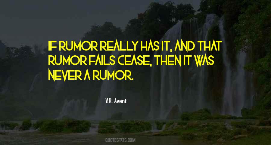 Rumor Quotes #1284868