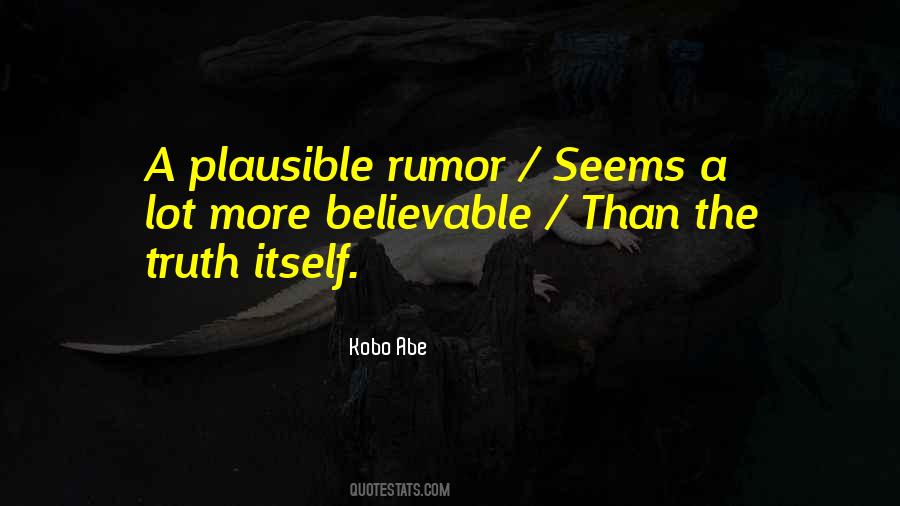 Rumor Quotes #1284954