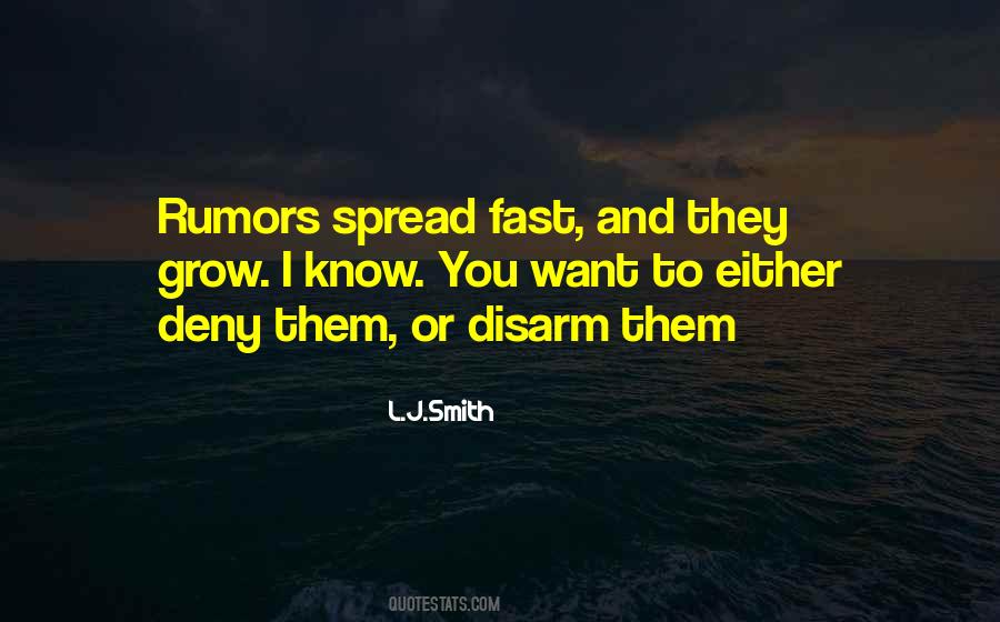 Rumors Spread Quotes #551279