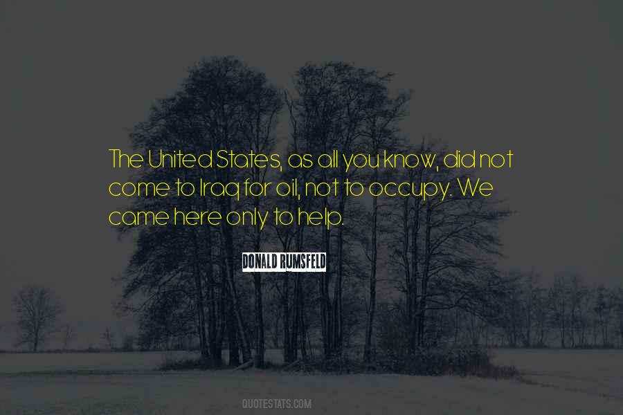 Rumsfeld Iraq Quotes #1203543