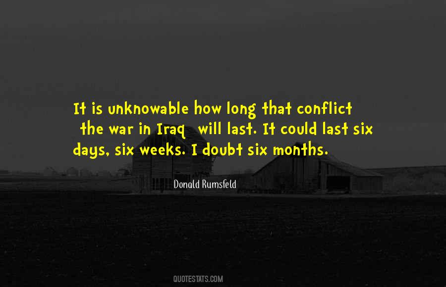 Rumsfeld Iraq Quotes #1269337