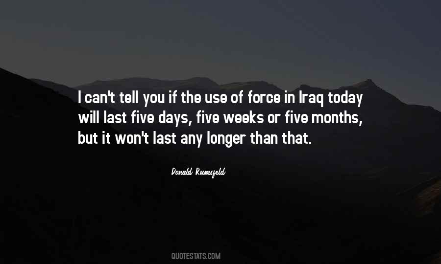 Rumsfeld Iraq Quotes #1364478