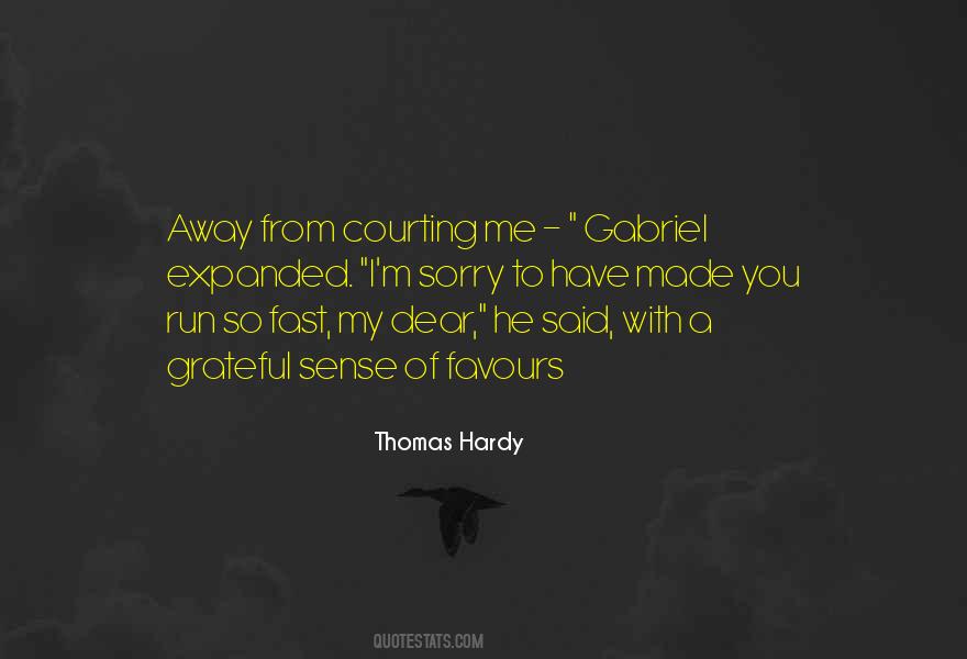 Run Away From Me Quotes #159779