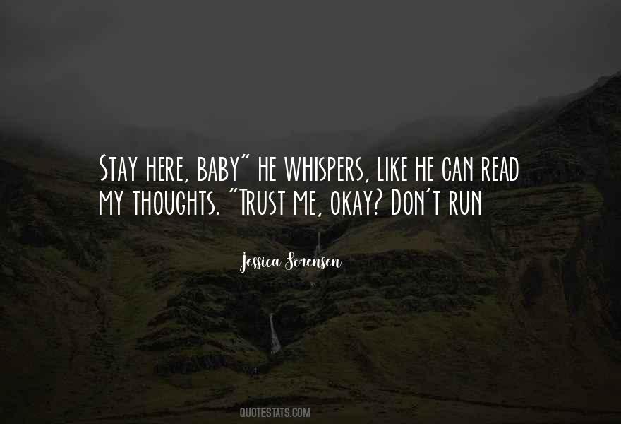 Run Baby Run Quotes #234295