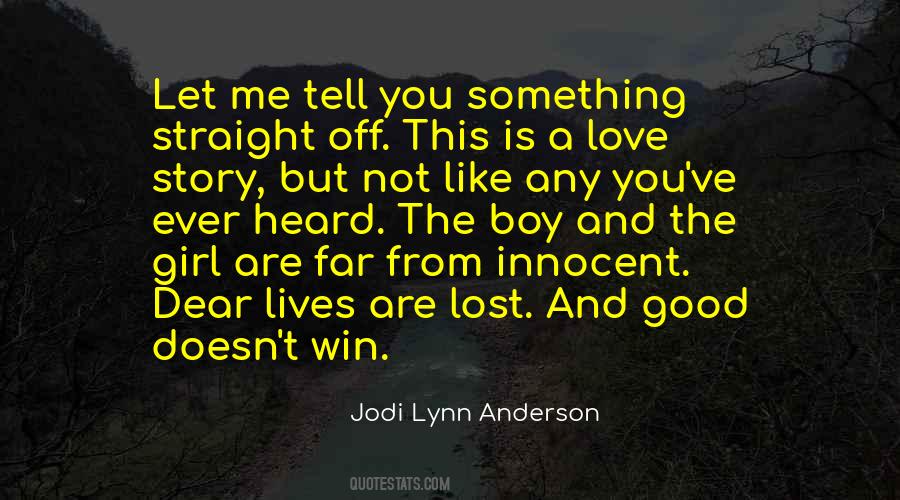 Quotes About Love Story #1200816