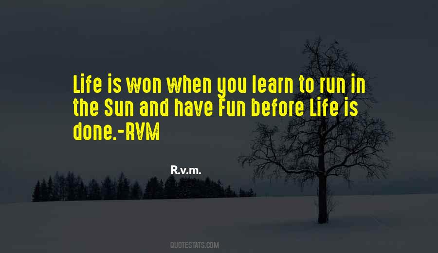 Run For Fun Quotes #1201628