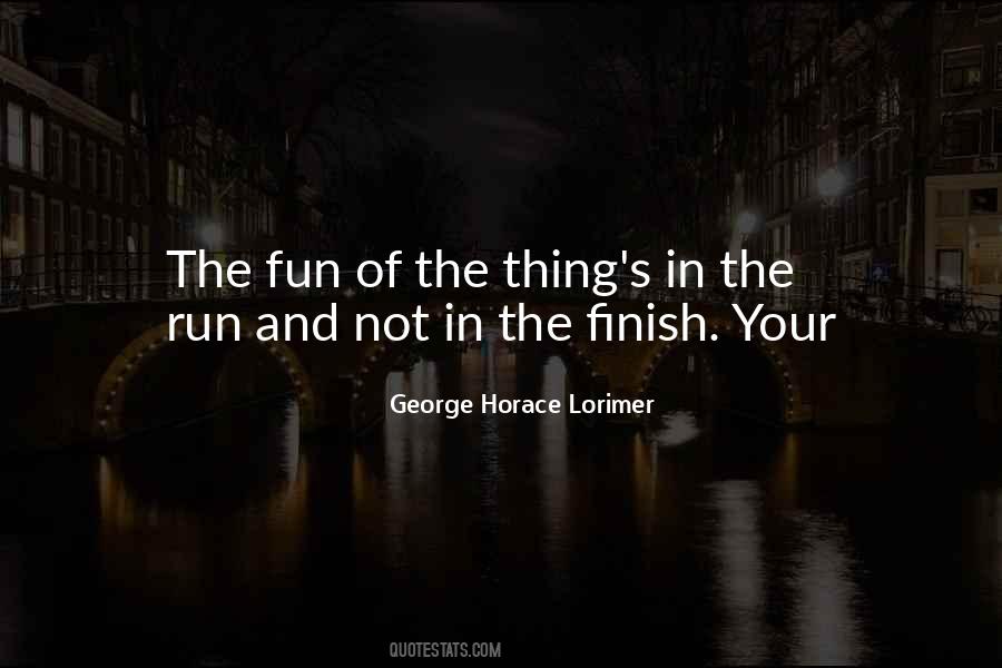 Run For Fun Quotes #215389