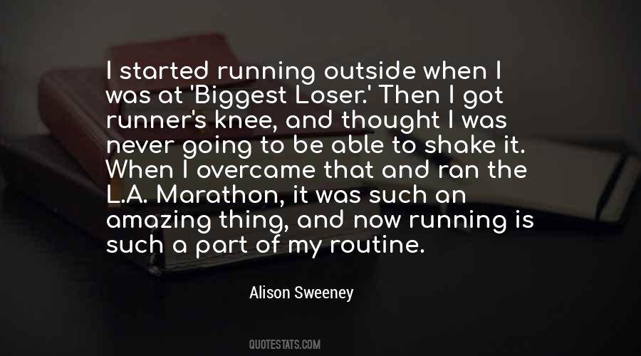 Runner's Knee Quotes #352347