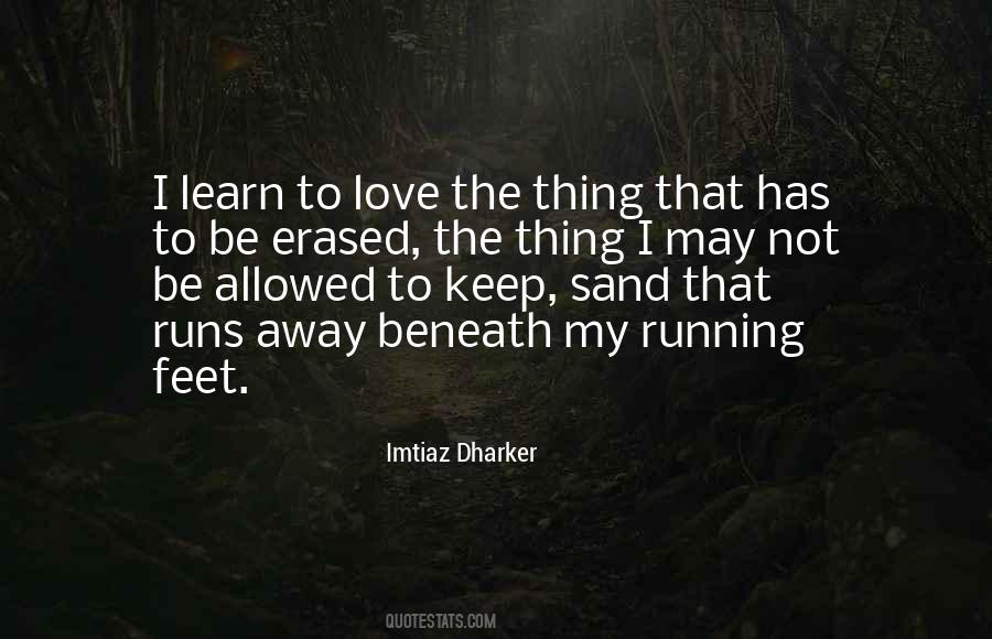 Running Away Love Quotes #798024