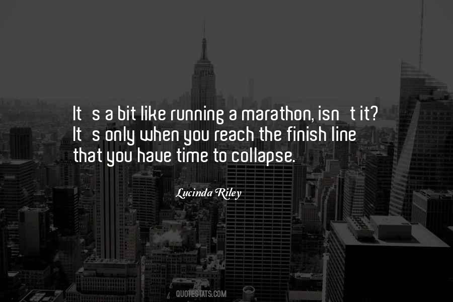 Running Finish Line Quotes #935382
