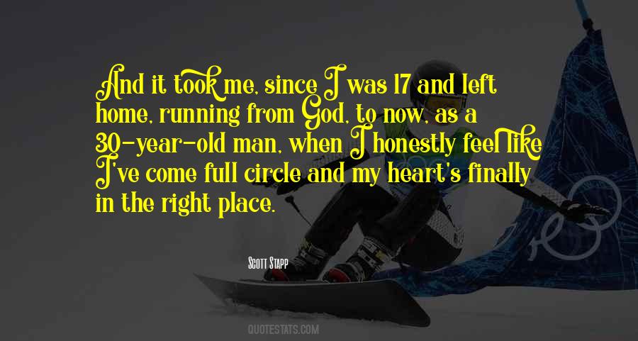 Running From God Quotes #706772