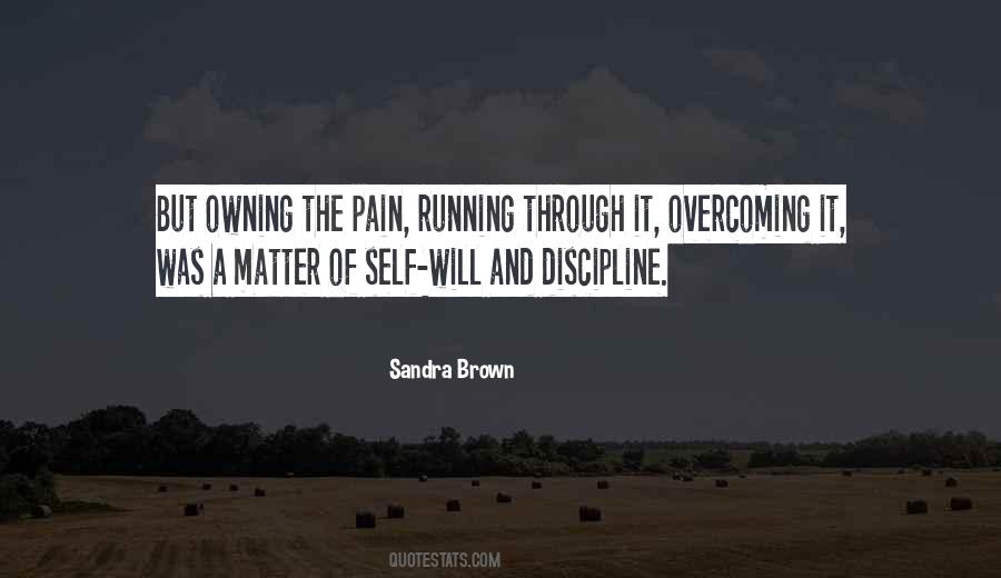 Running From Pain Quotes #1585629