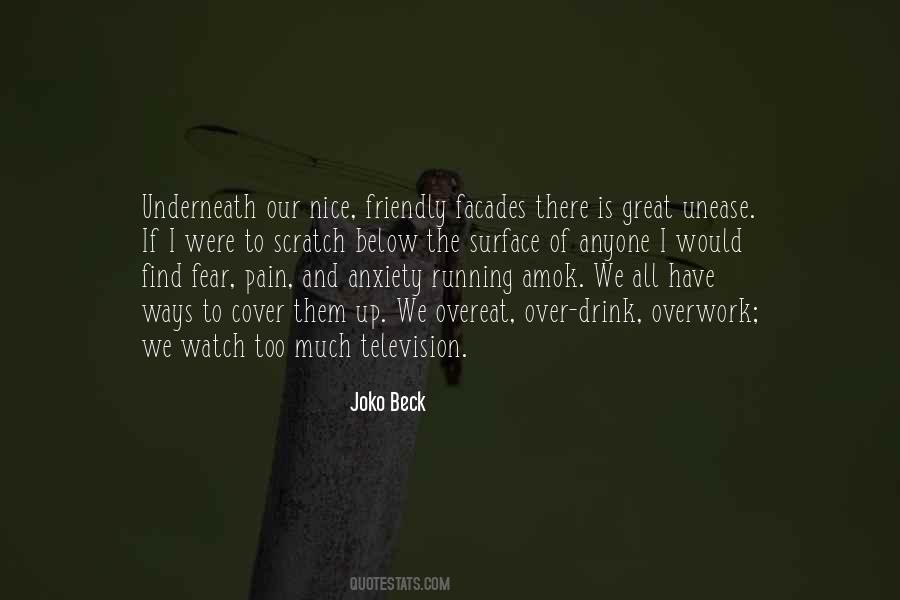 Running From Pain Quotes #641675