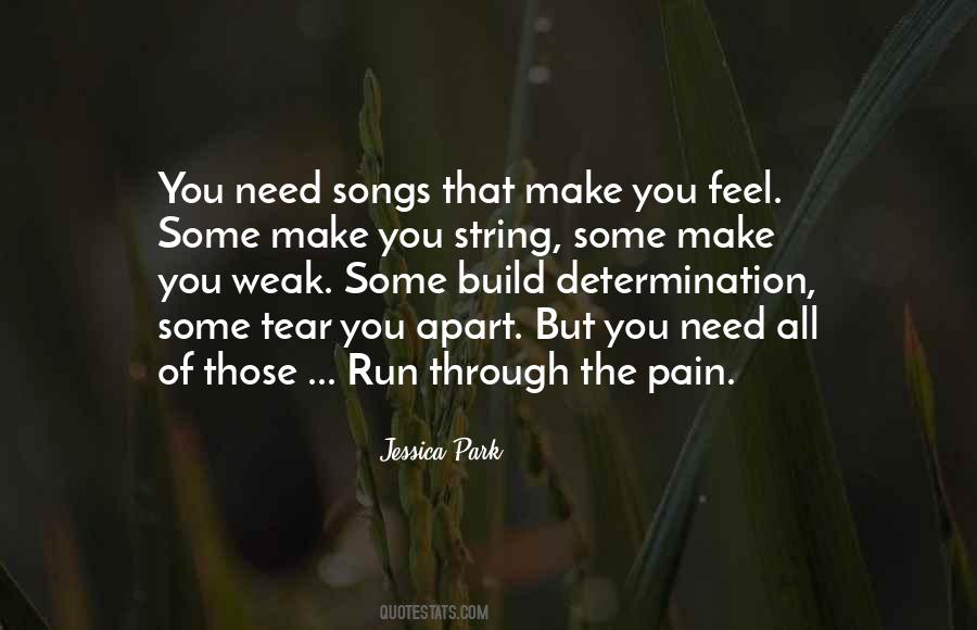 Running From Pain Quotes #910107