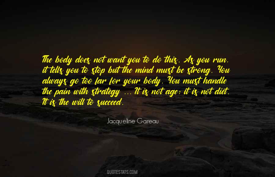 Running From Pain Quotes #978224