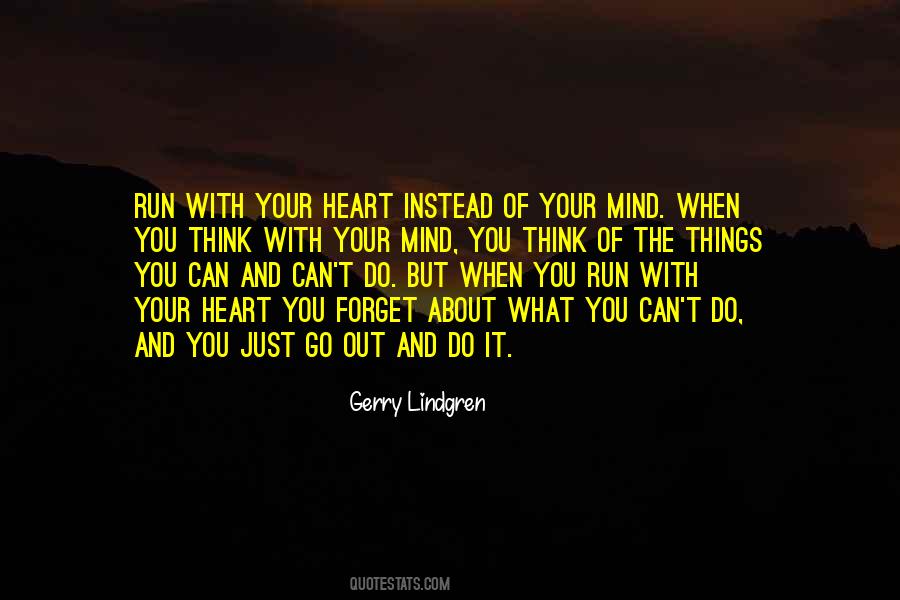 Running Heart Quotes #442495
