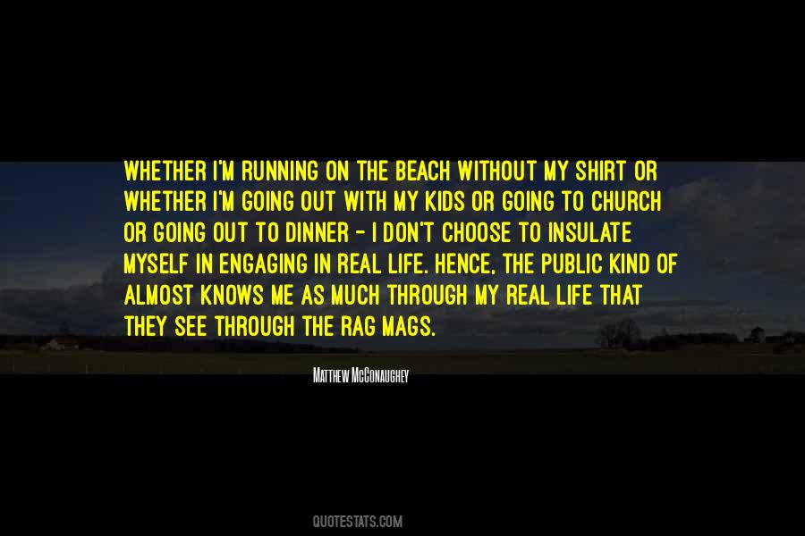 Running In The Beach Quotes #1429283