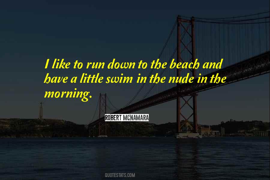 Running In The Beach Quotes #1470333