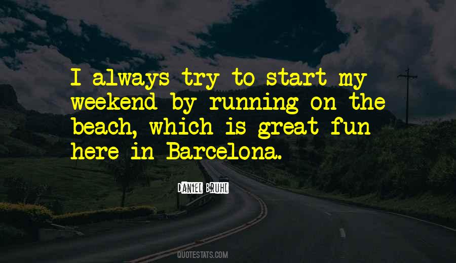 Running In The Beach Quotes #512361