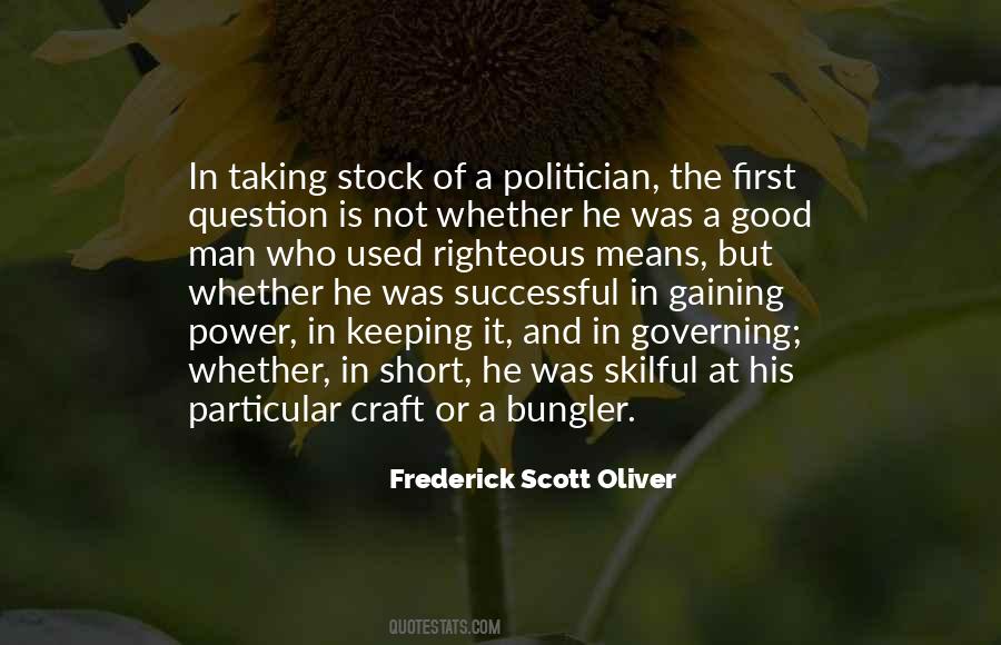 Quotes About A Good Politician #1012135