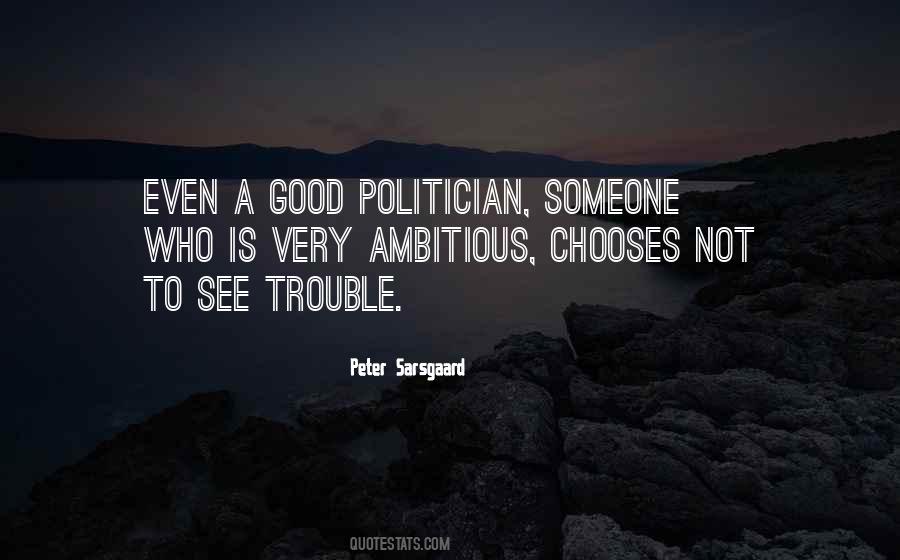 Quotes About A Good Politician #1035511