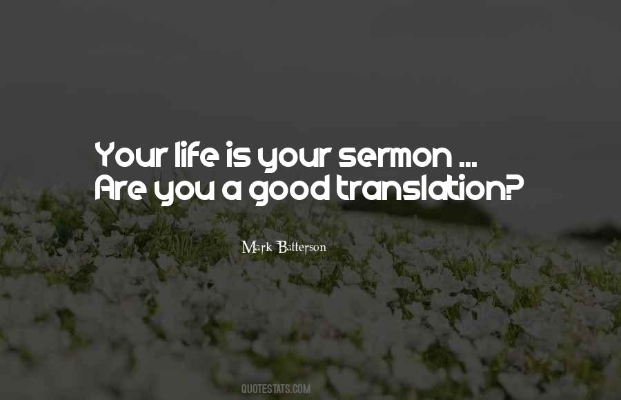 Quotes About A Good Sermon #486389
