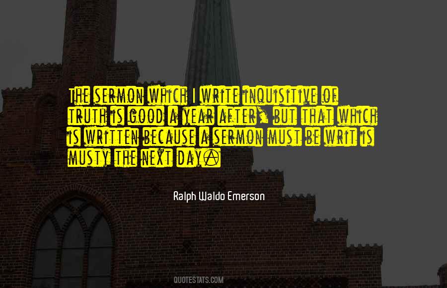 Quotes About A Good Sermon #975660