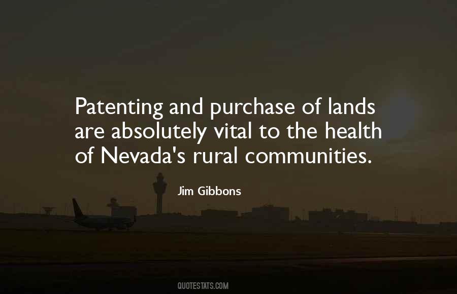 Rural Health Quotes #1441243