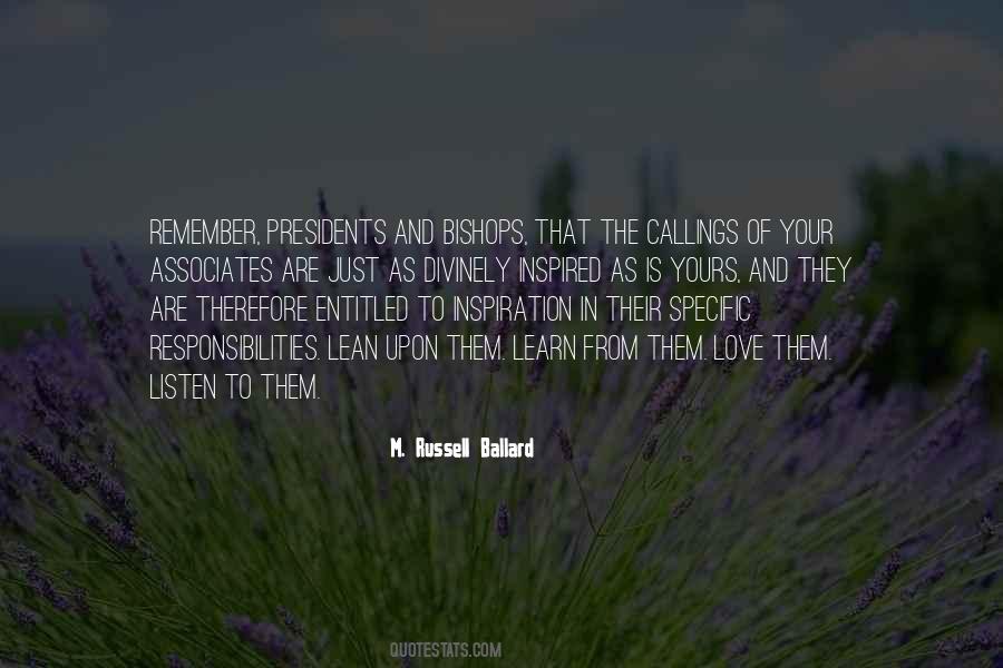 Russell Ballard Quotes #1534354