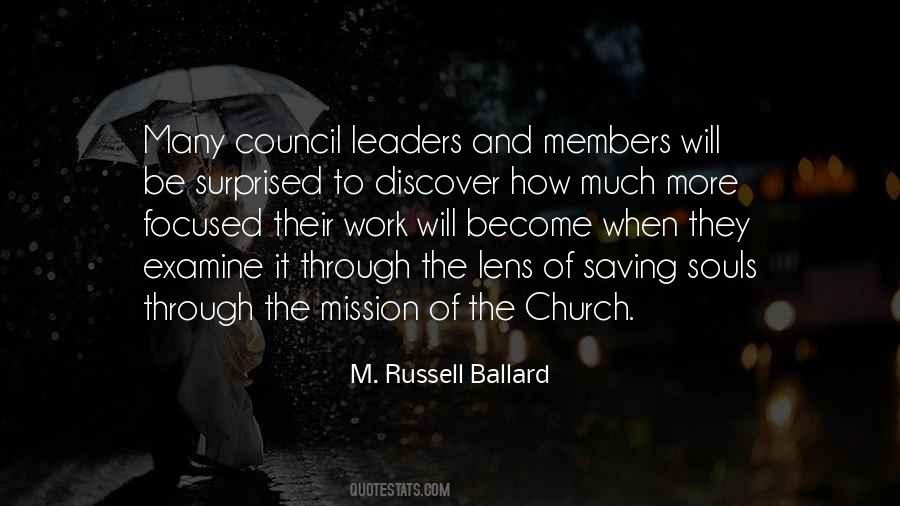 Russell Ballard Quotes #1842446