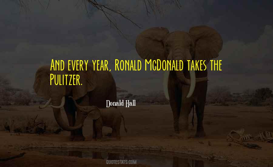 Quotes About Ronald Mcdonald #33966