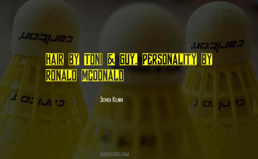 Quotes About Ronald Mcdonald #695904