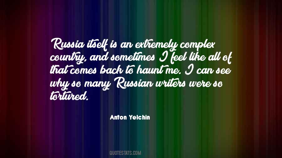 Russian Writers Quotes #1672555