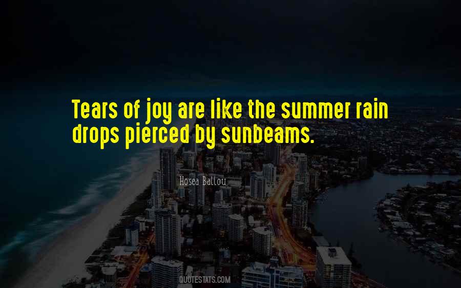 Quotes About Summer Rain #1417423