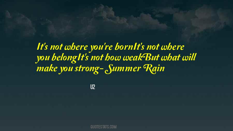 Quotes About Summer Rain #429361