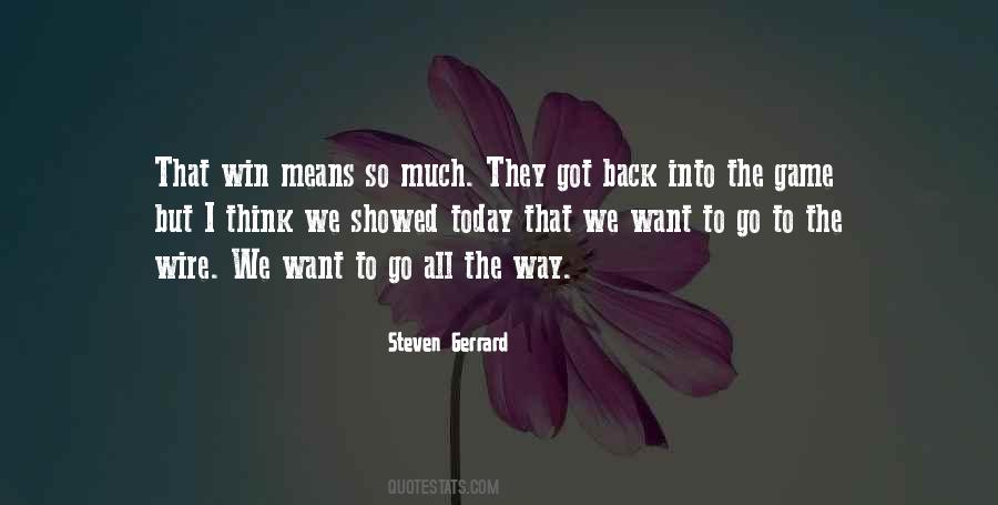 Quotes About Steven Gerrard #1305118