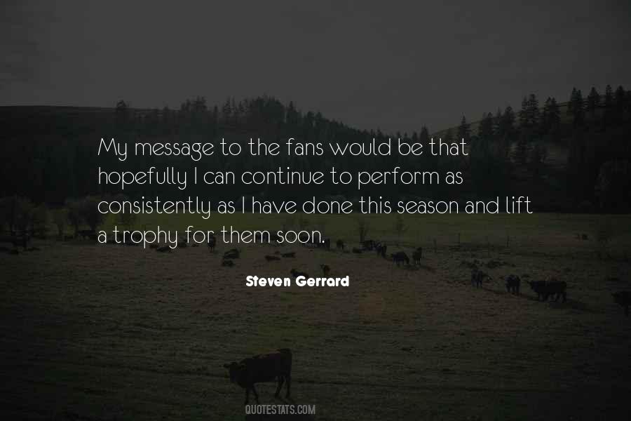 Quotes About Steven Gerrard #189006